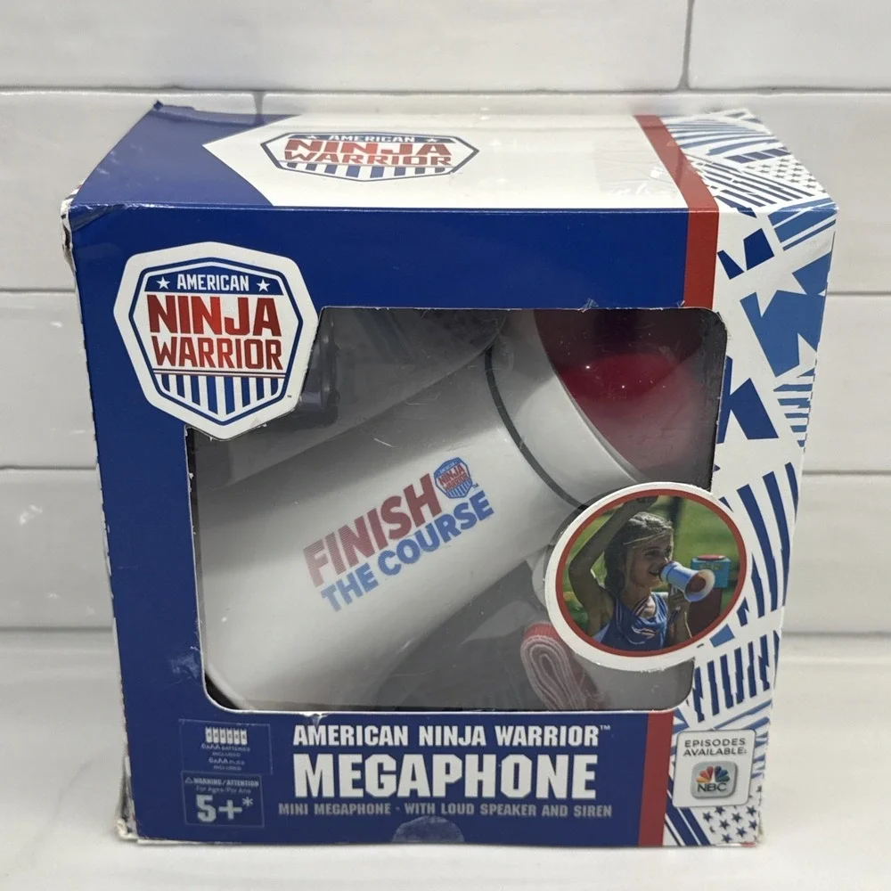 American Ninja Warrior Megaphone NEW Box Wear Siren Loud Speaker Kids Toy Fast🚢